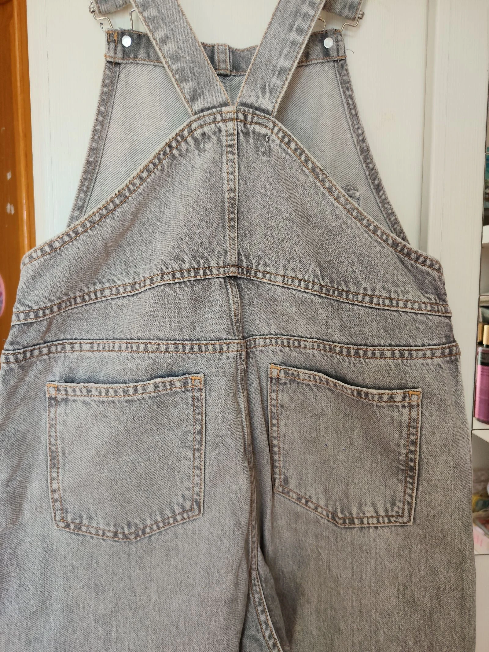 Zara girl denim pinafore size 13-14 years – photo 14